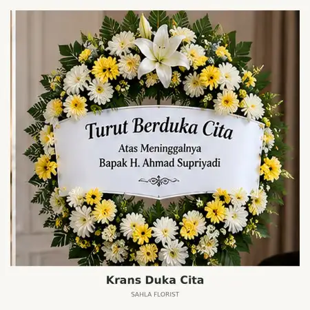 Krans Bunga Duka Donggala